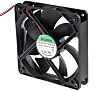 Sunon, 12 V dc, DC Axial Fan, 120 x 120 x 25mm, 184m³/h, 5.4W