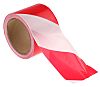 RS PRO Red/White Hazard Tapes, 100m