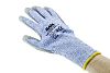 Mapa Spontex Krytech 586 Grey Polyurethane Coated PUR Work Gloves, Size 9, Large