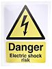 Rigid S/A PVC Pack of 5 Danger of Death Electrical Safety Labels 80x105mm 