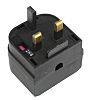 PowerConnections Europe to UK Mains Connector Converter, Rated At 2.5A