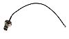 RS PRO Black Male FME to Female U.FL RF Coaxial Cable, 50 Ω