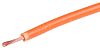 RS PRO Einzeladerleitung 0,5 mm², 22 AWG 100m Orange PVC isoliert Ø 2.6mm 16/0,2 mm Litzen