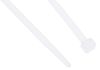 RS PRO Cable Tie, 300mm x 4.8 mm, Natural Nylon, Pk-100