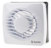 Xpelair 90839AW DX Wall Mounted Extractor Fan, 76m³/h, 35 dB(A)dB(A), Dust Size 100mm