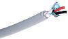 RS PRO 1 Pair Screened Multipair Industrial Cable(CE, CSA Certified, UL) Grey 100m