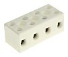 Bornier de raccordement RS PRO, 4 pôles , A visser, 10mm², 15 → 57A