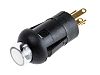 RS PRO Single Pole Single Throw (SPST) Momentary Blue, Green LED Miniature Push Button Switch, 8 (Dia.)mm, PCB, 30V dc