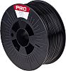 RS PRO 1.75mm Black ABS 3D Printer Filament, 1kg