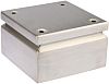 Abzweigdose, Edelstahl, Unlackiert, L.=150mm, B.=150mm, H.=80mm, IP IP66