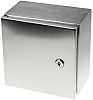 Coffret mural RS PRO 240 x 240 x 150mm Acier inoxydable 304 IP66