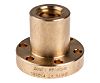 Přírubová matice kruhová Přírubový kulatý, velikost olova: 4mm 20mm 55mm, celková délka: 44mm RS PRO