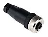 RS PRO Cable Mount Connector, 5 Contacts, M12 Connector