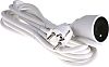 RS PRO 5m 1 Socket Type E - French Extension Lead, 230 V ac