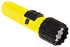 Linterna LED, RS PRO Amarillo, 157 lm, 117 m de alcance, ATEX