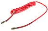 RS PRO 2m, Polyurethane Recoil Hose, with BSPT 1/4" Male connector
