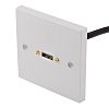 RS PRO Single Gang 1 Way Female HDMI Faceplate