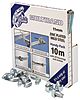 Jubilee 100 Piece Stainless Steel Bolt Drive Hose Clip Kit
