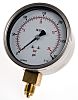 RS PRO G 3/8 Analogue Pressure Gauge 300psi Bottom Entry, 0psi min.
