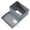 Rose Aluminium Standard Gehäuse, Grau, 330 x 230 x 180mm, IP66, Aluminiumdruckguss
