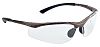 Bolle CONTOUR II Anti-Mist UV Safety Glasses, Clear Polycarbonate Lens, Vented
