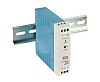 Mean Well MDR Switch Mode DIN Rail Power Supply 85 → 264V ac Input, 24V dc Output, 1A 20W