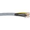RS PRO Control Cable, 7 Cores, 1.5 mm², YY, Unscreened, 50m, Grey PVC Sheath