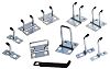 Bott Steel Wall Mount Pronged Panel Tool Holder Set 10;13; 16; 19; 25mm diameter