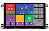 MikroElektronika LCD Farb-Display 5Zoll mit Touch Screen Kapazitiv, 800 x 480pixels, 118 x 65mm 5 V LED Lichtdurchlässig