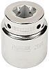 Bahco 27mm Hex Socket With 3/4 in Drive , Length 53 mm