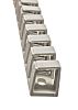 RS PRO Grey Slotted Flexible Panel Trunking - Flexible Slot, W20 mm x D20mm, L500mm, Polypropylene