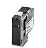 Phoenix Contact MM-EMT (EX18)R C1 WH/BK Black on White Label Printer Tape, 5.5 m Length, 18 mm Width, 5.5m Label