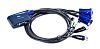 Aten 2 Port USB VGA KVM Switch - 3.5 mm Stereo