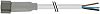 RS PRO Straight Female M8 to Unterminated Sensor Actuator Cable, 4 Core, PUR, 5m
