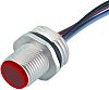 RS PRO Straight M12 to Unterminated Industrial Automation Cable Assembly, 4 Core 200mm Cable