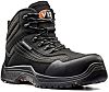 V12 Footwear Caiman Sicherheitsstiefel schwarz, mit Zehen-Schutzkappe EN20345 S3, Größe 42 / UK 8