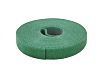 RS PRO Hook and Loop Tape, 5m x 16 mm, Green Fabric, Pk-10