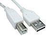 RS PRO USB 2.0 Cable, Male USB A to Male USB B Cable, 800mm