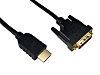RS PRO 1080p Male HDMI to Male DVI-D Single Link  Cable, 15m
