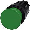 Siemens SIRIUS ACT Series Green Momentary Push Button Head, 22mm Cutout, IP66, IP67, IP69K