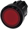 Światło kontrolne – reflektor, seria: SIRIUS ACT, kolor: Czerwony, otwór: 22mm, IP66, IP67, IP69K