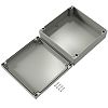 Rose Aluform, Grey Die Cast Aluminium Enclosure, IP66, 200 x 200 x 72mm Lloyds Register, Maritime Register, UL 508