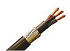 Cable de alimentación armado Blindado RS PRO de 3 núcleos, 1,5 mm², Ø ext. 11.9mm, long. 100m, 600/1.000 V, funda de