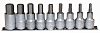 Hex Bit Socket Set, 1/2 Drive, M1212 - 9 pcs - TENG TOOLS (1907