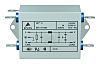 EPCOS B84114D Series 3A 250 V ac 50 → 60Hz Flange Mount RFI Filter, with Tab Terminals, Single Phase