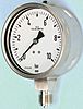 RS PRO Analogue Positive Pressure Gauge Bottom Entry 1bar, Connection Size G 1/2