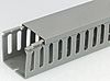 RS PRO Grey Slotted Panel Trunking - Open Slot, W40 mm x D80mm, L2m, PVC