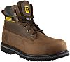 CAT Holton Brown Steel Toe Capped Mens Safety Boots, UK 12, EU 46