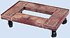RS PRO Plastic Dolly, 350kg Load, 405mm W x 610mm L x 125mm H