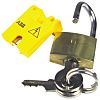 Padlock with Key & Adapter for use with E 220 Series, E 270 Series, F 270 Series, F 370 Series, MultiSTOTZ Series, P